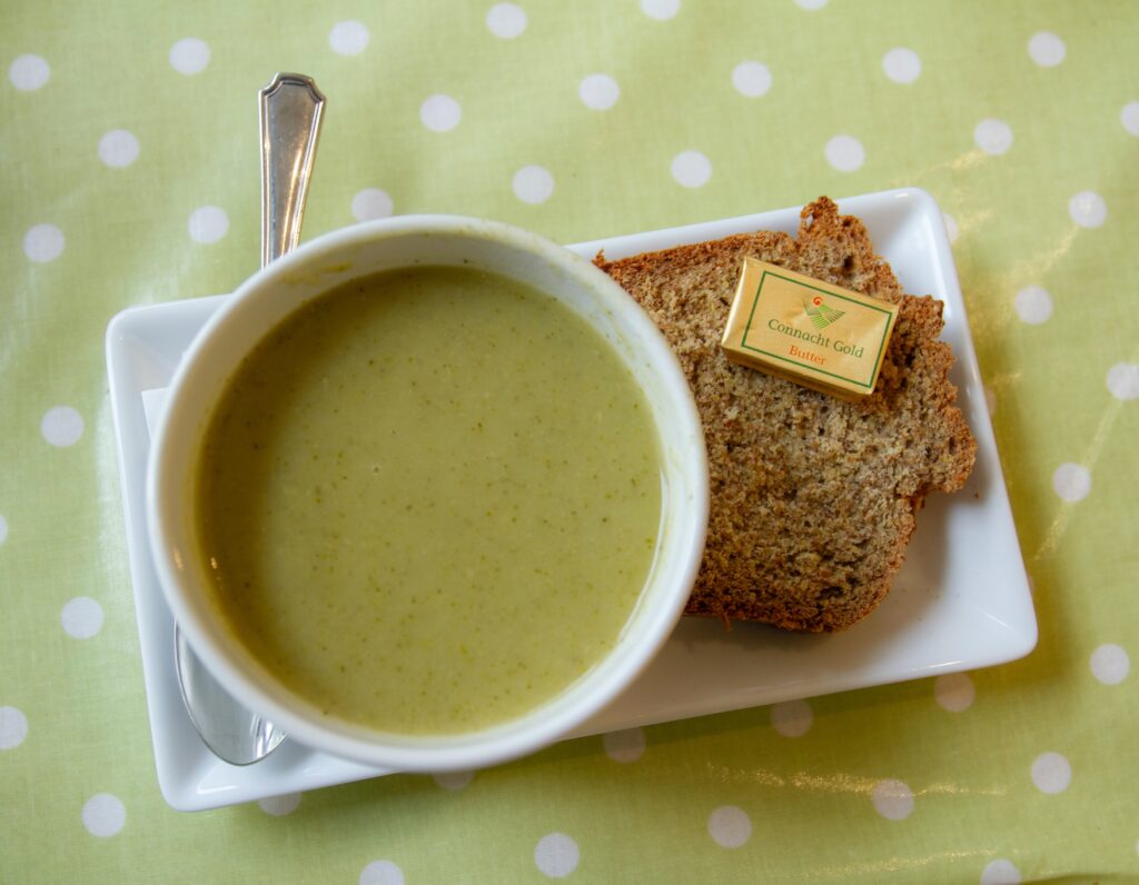 ayurveda recipe, zucchini sage soup,