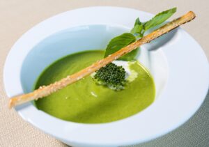 vegan zucchini mint soup ayurveda healthy recipe