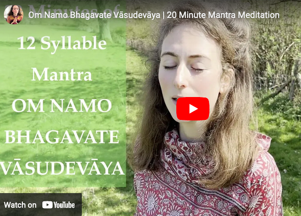 Relaxing Mantra Meditation Om Namo Bhagavate Vāsudevāya