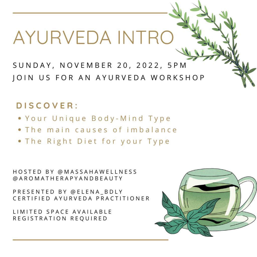 AYURVEDA WORKSHOP