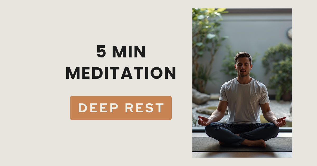5 Min Guided Meditation for Deep Relaxation & Stress Relief | Calm Mind ...